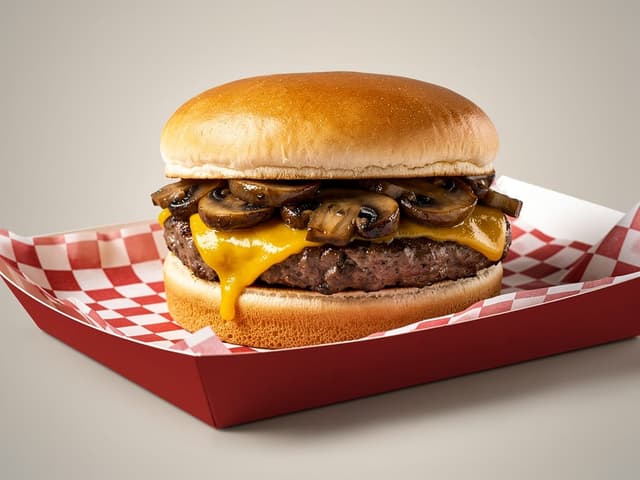Mushroom Swiss Burger