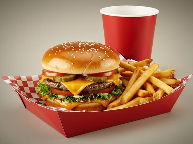 Classic Burger Menü