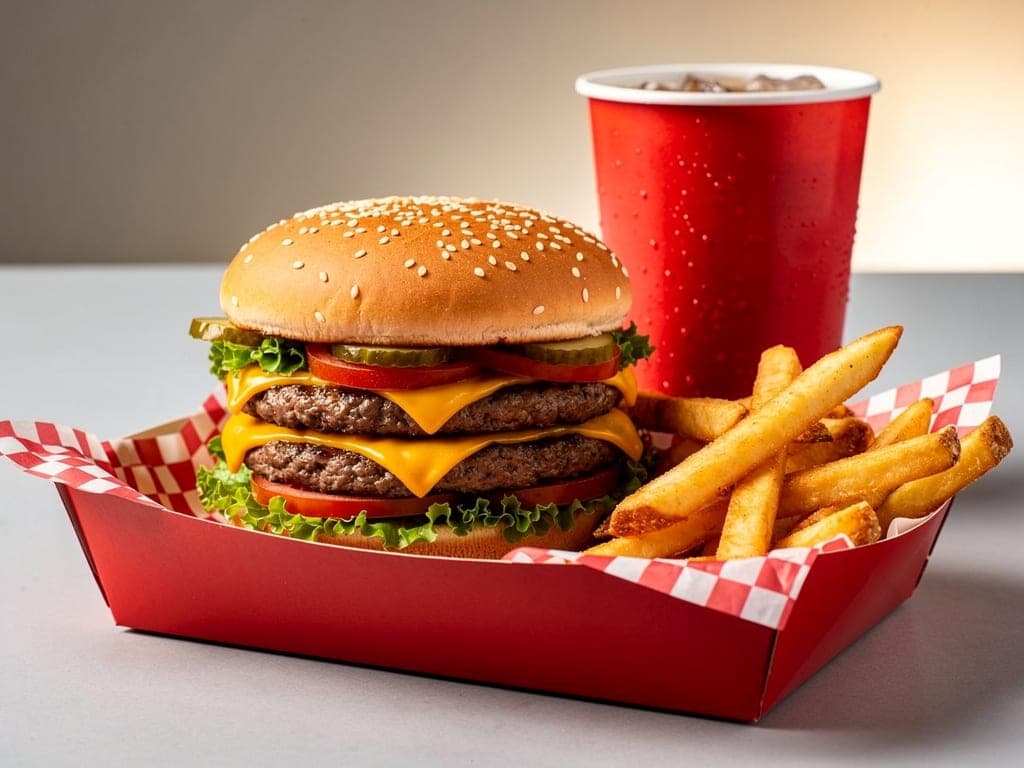 Double Cheese Menü