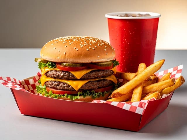 Double Cheese Menü