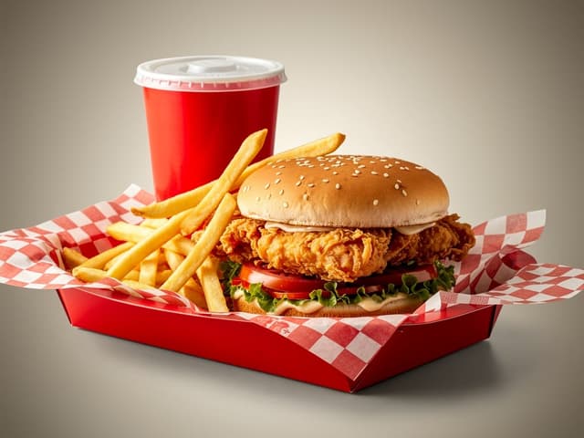 Chicken Burger Menü