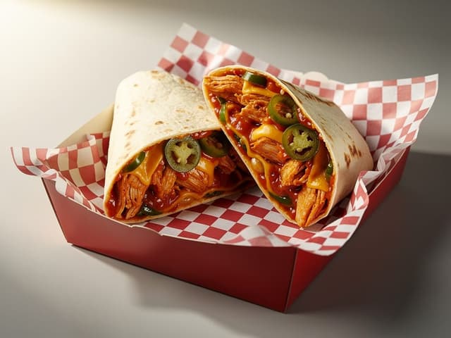 Acılı Tavuk Wrap